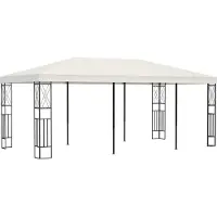 Syfax Belvédère 3x6 m Crème Tissu