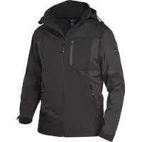 FHB Veste en softshell JANNIK taille M anthracite/noir 100 % PES (M)