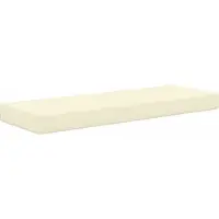 vidaXL Coussin De Siège D'extérieur Crème 115 X 40 X 8 Cm