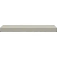 vidaXL Coussin D¿Assise Gris 115 X 40 X 8 Cm 100 % Polyester