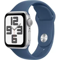 Apple Watch SE 2024 40 mm Argent Bracelet Sport M/L