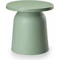 HowHomely | Table basse - OTTO1 - Vert - Design minimaliste - Résistant aux intempéries et fonctionnel - Table de salon