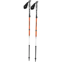 LEKI - Bâtons de randonnée en carbone - Skysolo FX One Carbon - Taille 130 cm - Orange