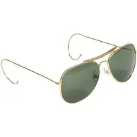 Mil-Tec Air Force lunettes de soleil avec étui, vert foncé