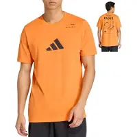 Adidas Padel Category Graphic Short Sleeve T-shirt Orange XL Homme