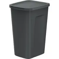 Prosperplast Odpadkový ko COMPACTA Q FLAP PLUS recyklovaný erný, objem 50l