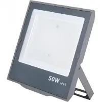 Silamp Projecteur Extérieur GRIS 50W IP65 - Blanc Froid 6000K - 8000K