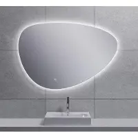 Fenome Delafon Miroir de salle de bain "organique" - Eclairage LED variable & antibuée