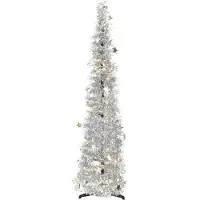 DOMMIO Arbre en chaîne avec éclairage LED 1,2 m