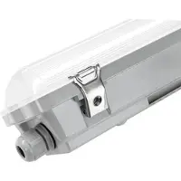Silamp Kit de Réglette LED IP65 + Tube Néon LED 150cm T8 22W - Blanc Froid 6000K - 8000K