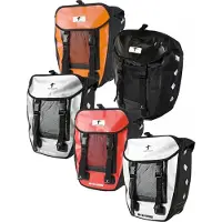 Red Loon Pro Sacoche de rangement pour vélo Sacoche de porte-bagages en toile de camion étanche, Numéro du fabricant:VDP64138, Couleur:Orange
