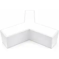 Silamp Connecteur Y 10W pour Suspension Linéaire Interconnectable BLANC - Blanc Froid 6000K - 8000K