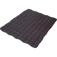 Etérea Himmlische Qualität paw & pillow : couverture et panier pour chien en microfibre, bleu, marron, gris, noir ; couverture pour animal de compagnie, facile d'entretien et adaptée aux personnes allergiques