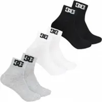 Dc-shoes Quarter Unisexe Chaussettes 3 paires multi DC-23 QUARTER