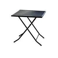 Rojaplast Table de jardin pliante en métal ZWMT-70F