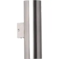 Alpinaluz Luminaire à double paroi avec lumière orientée vers le haut et le bas, 2 douilles GU10, ampoules non comprises "DUO PRO"