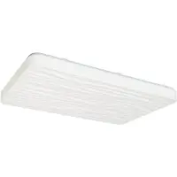Alpinaluz Plafonnier à LED 945 x 645 x 75 mm, 230 V CA, 90 W, conforme aux normes CE et RoHS, température de couleur 3000-4000-6000 K, avec télécommande