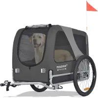Tiggo DOGGYHUT Premium LARGE Remorque vélo pour chiens 15 - 30kg Remorque vélo pour chiens de taille moyenne à grande