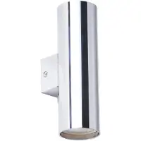 Alpinaluz Luminaire à double paroi avec lumière orientée vers le haut et le bas, 2 douilles GU10, ampoules non comprises "DUO PRO"