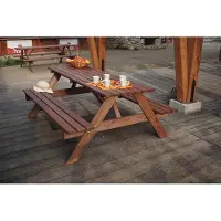 Rojaplast Ensemble de jardin PIKNIK en bois 220 cm
