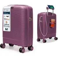 4FLY Valise rigide CoreMatte PP 20 pouces Bagage à main – Taille M – Violet