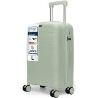 4FLY Valise rigide CoreMatte PP 24 pouces – Taille L – Vert clair