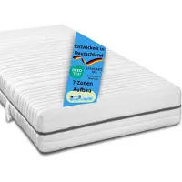Bodyprotect matelas ergonomique 7 zones XXL en mousse froide, 90 x 200 cm, H4, 24 cm, Vital Protect