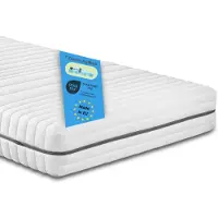 Bodyprotect matelas ergonomique 7 zones en mousse froide, 90 x 200 cm, H4, 18 cm, réversible, Vital Protect
