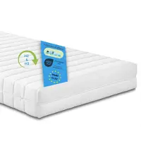 Bodyprotect matelas orthopédique 7 zones en mousse froide, 80 x 200 cm, H2 & H3, 15 cm, réversible, Balance Duo