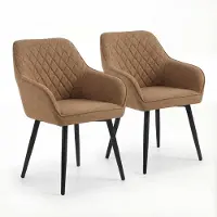 Shenzhen YTD Smart Life Co., LTD HOMAVO Chaises de salle à manger (lot de 2) | Chaise de salle à manger, chaise de bureau, tabouret, chaise de bureau