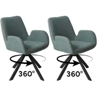 Shenzhen YTD Smart Life Co., LTD HOMAVO Chaises de salle à manger (lot de 2) | Chaise de salle à manger, chaise de bureau, tabouret, chaise de bureau