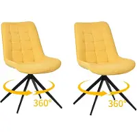 Shenzhen YTD Smart Life Co., LTD HOMAVO Chaises de salle à manger (lot de 2) | Chaise de salle à manger, chaise de bureau, tabouret, chaise de bureau