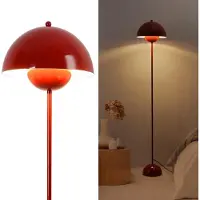 Alpinaluz Lampadaire design nordique Burbudeo Inspiration "Flowerpot" et culot parabolique Douille E27 pour salon salle à manger chambre à coucher