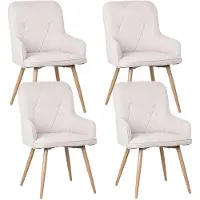 Shenzhen YTD Smart Life Co., LTD HOMAVO Chaises de salle à manger (lot de 4) | Chaise de salle à manger, chaise de bureau, tabouret, chaise de bureau