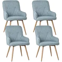 Shenzhen YTD Smart Life Co., LTD HOMAVO Chaises de salle à manger (lot de 4) | Chaise de salle à manger, chaise de bureau, tabouret, chaise de bureau