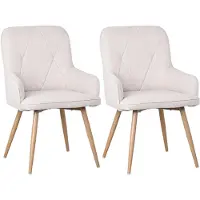 Shenzhen YTD Smart Life Co., LTD HOMAVO Chaises de salle à manger (lot de 2) | Chaise de salle à manger, chaise de bureau, tabouret, chaise de bureau