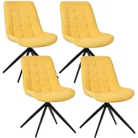 Shenzhen YTD Smart Life Co., LTD HOMAVO Chaises de salle à manger (lot de 4) | Chaise de salle à manger, chaise de bureau, tabouret, chaise de bureau