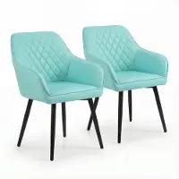 Shenzhen YTD Smart Life Co., LTD HOMAVO Chaises de salle à manger (lot de 2) | Chaise de salle à manger, chaise de bureau, tabouret, chaise de bureau