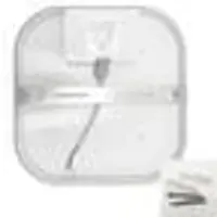 Silamp Applique LED Murale 20W Blanche Carré IP65 - Blanc Neutre 4000K - 5500K