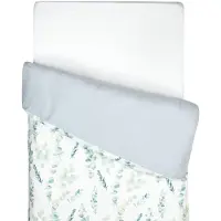 Sevira Kids Housse de couette Eucalyptus - 80 x 120 cm - Gris | par