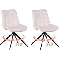 Shenzhen YTD Smart Life Co., LTD HOMAVO Chaises de salle à manger (lot de 2) | Chaise de salle à manger, chaise de bureau, tabouret, chaise de bureau