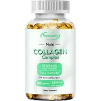 Xemenry Collagen Complex 3300mg (120 capsules) Complément alimentaire, cheveux, peau, ongles, anti-âge, os, articulations