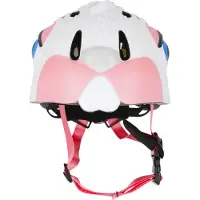 Crazy Safety Bunny, casque vélo, junior, blanc