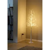 Northpoint Arbre lumineux LED Indoor & Outdoor aspect bouleau 150cm 240 LEDs blanc neutre incl. timer