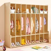 Vevor Vestiaire 8 Enfants Ouvert
