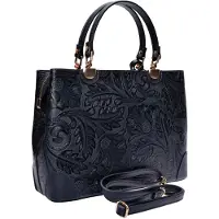 Sarya Couture OU Anna Luchini_Tote bag_SS26 AL 3165_Blu Scuro