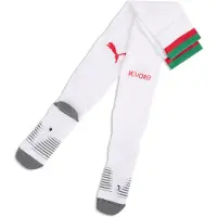Puma Hommes, Chaussettes de sport, FRMF Striped Socks Replica (43 - 46), Blanc, Rouge