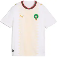 Puma Unisexe, Maillot de football, FRMF Away Jersey Replica Jr (152), Or, Blanc, 152