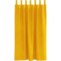 vidaXL Rideaux occultants 2 pcs Jaune moutarde 140 x 175 cm Velours