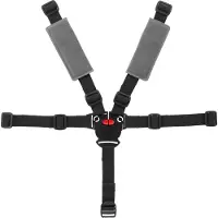 Polisport Move 5 Point Safety Harness Belt + Paddings Black Grey Bilby Ff/Cfs/Rs